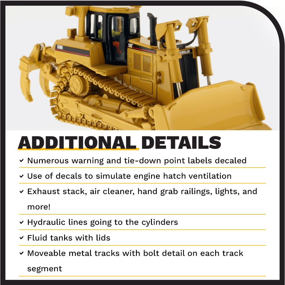 Amazon.com: Platz Caterpillar D8R Track Type Tractor Core Classics